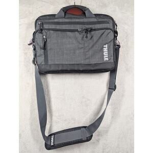 Thule Stravan 15" Deluxe Attache Laptop Tablet Messenger Travel Bag Gray